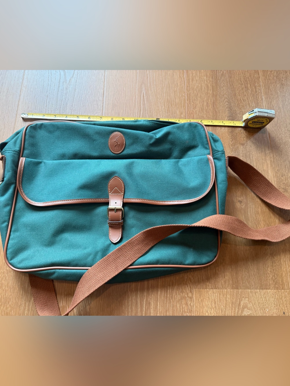 Polo Ralph Lauren Travel Collection Shoulder Messenger Bag Vintage